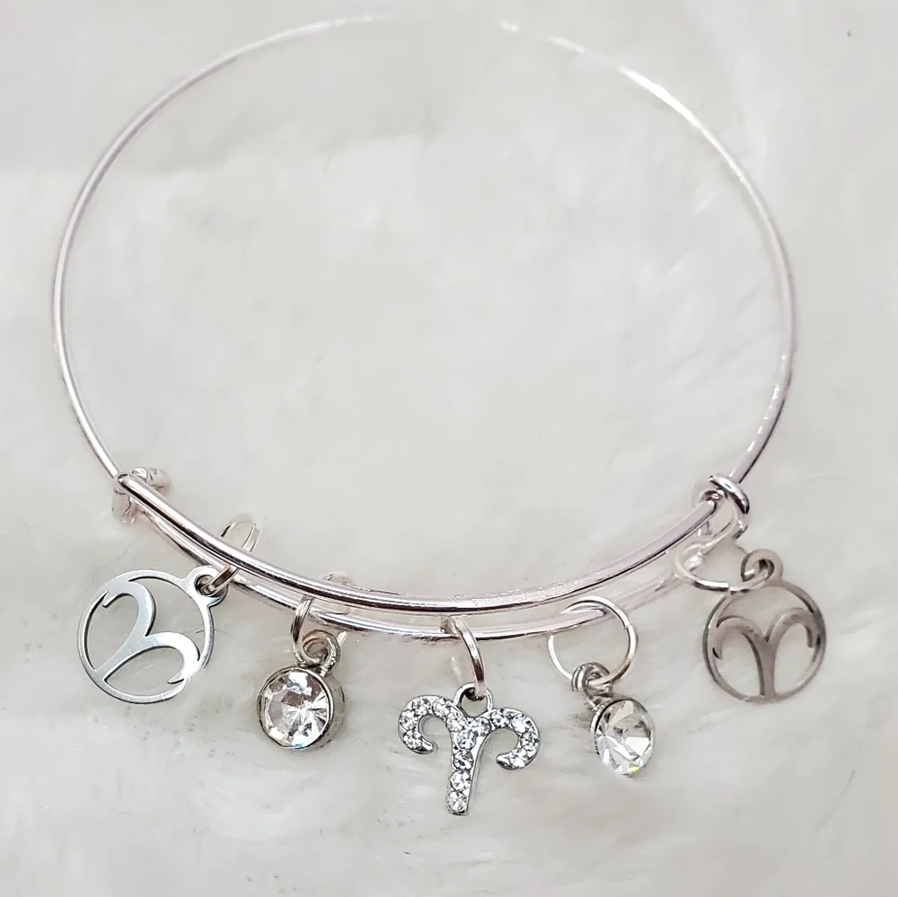2/$20 Aries Charm Bracelet - Picture 1 of 1
